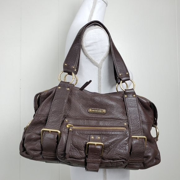 Michael Kors brown textured leather purse - Picture 14 of 14